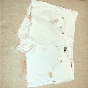 Rag & Bone White Shorts